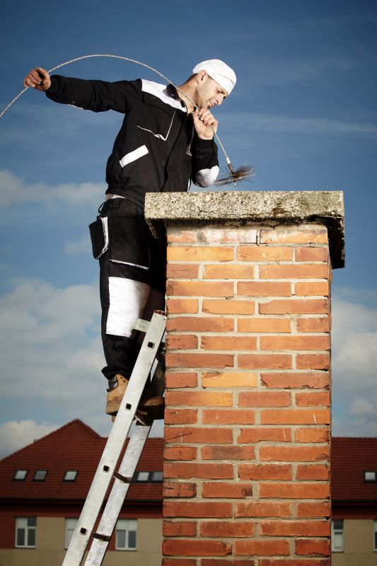 Local Chimney Cleaning pros at work